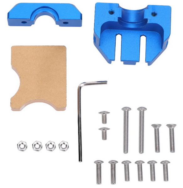 dual extruder mount bar aluminum cooling block_1